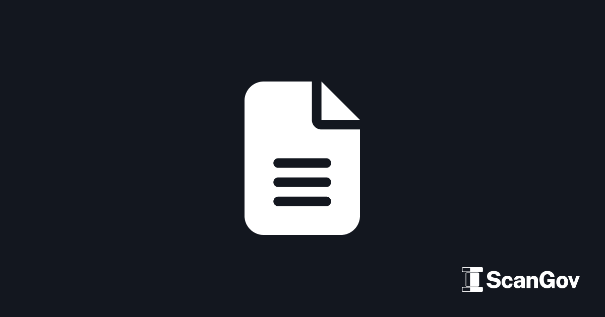 File icon centered with ScanGov logo bottom right